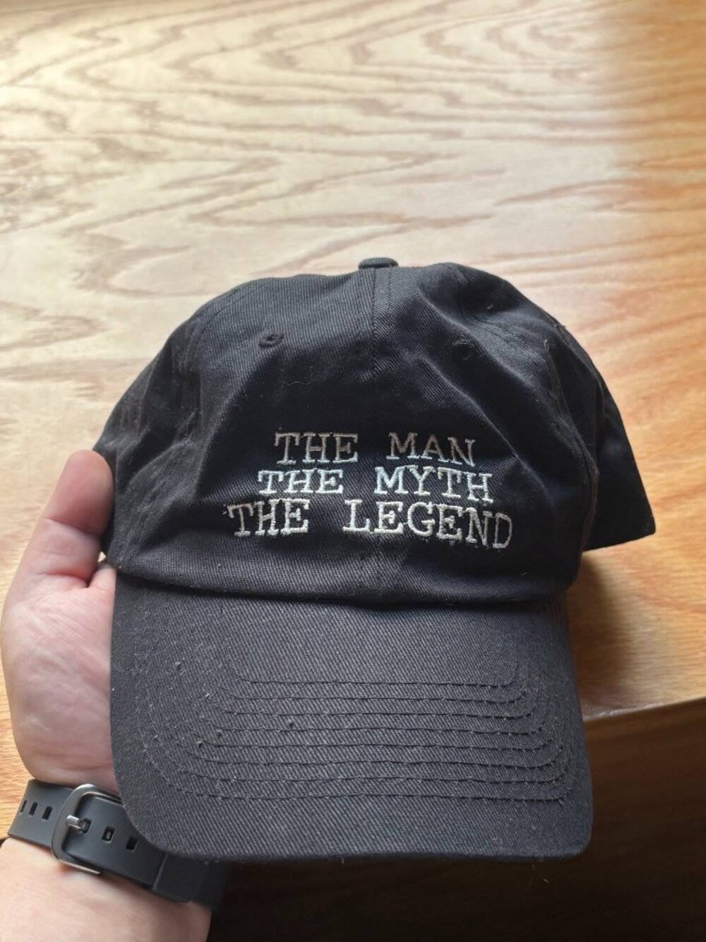 Black The Man The Myth The Legend Dad Hat